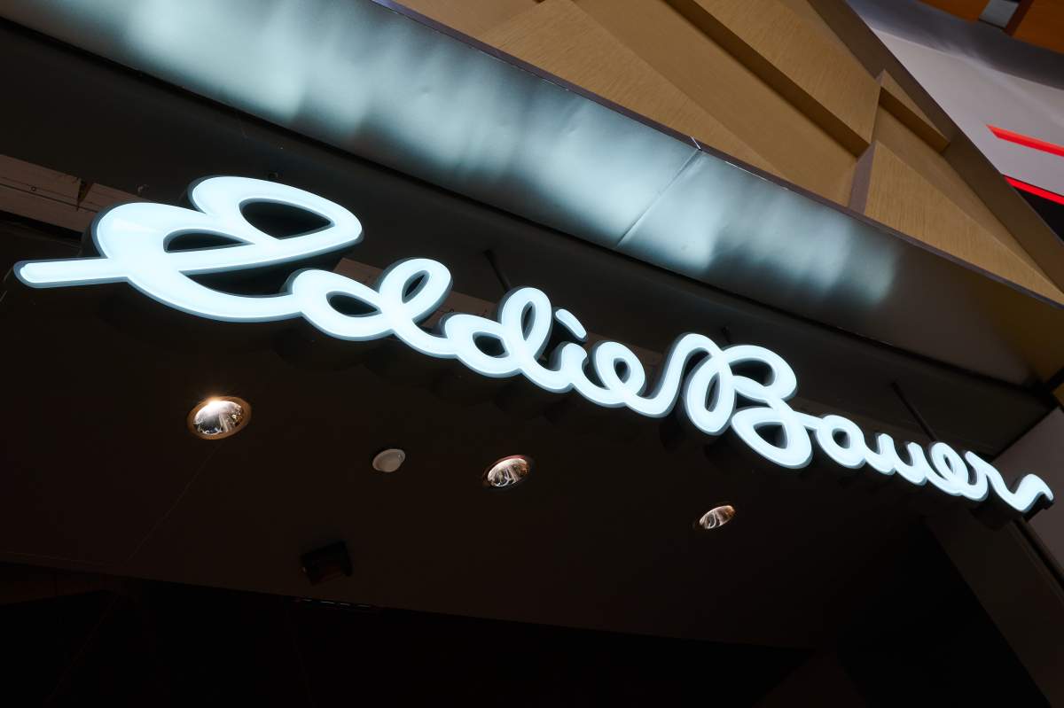 Eddie Bauer sign
