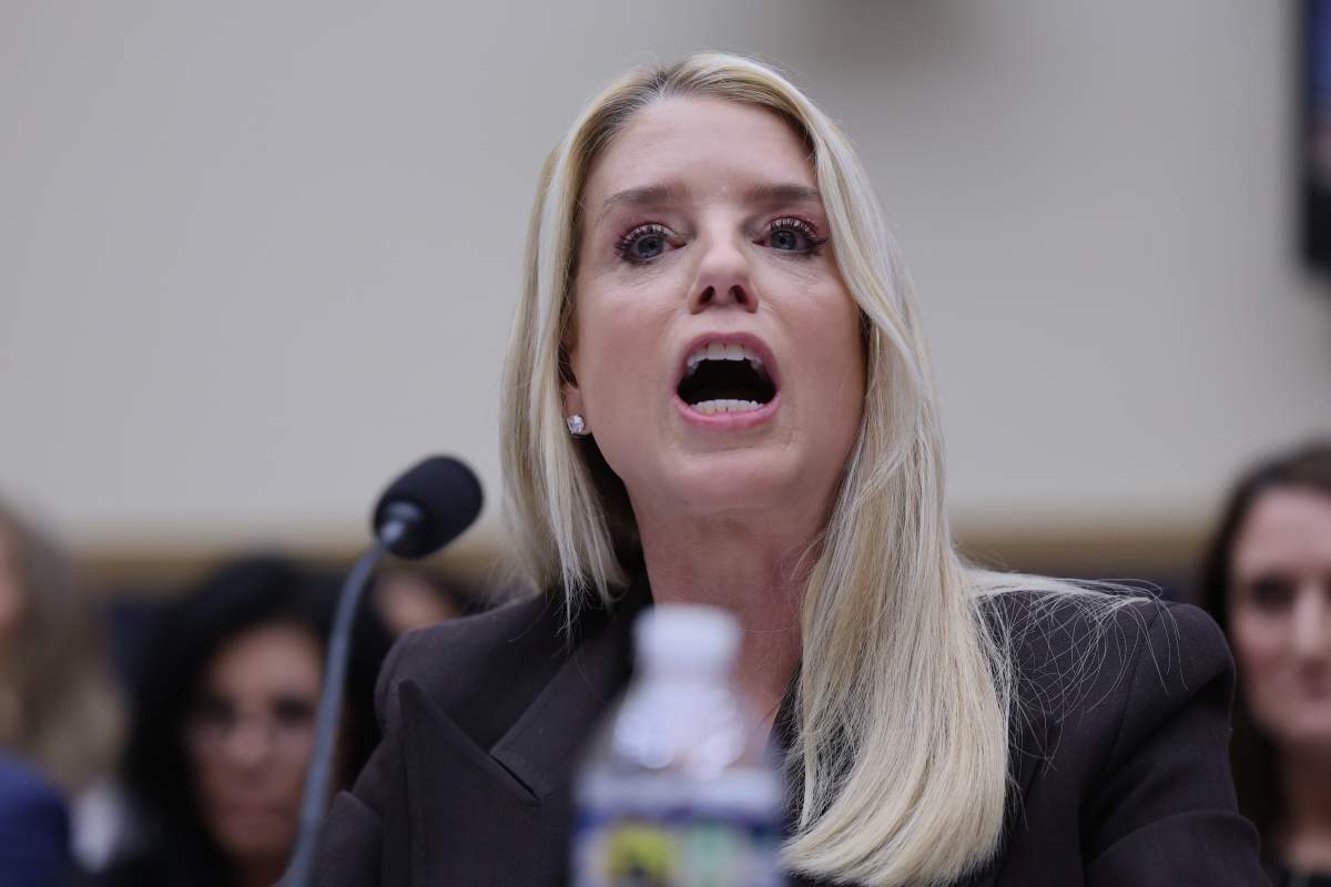 Attorney General Pam Bondi testifies before a House Judiciary Committee oversight hearing on Capitol Hill in Washington, Wednesday, Feb. 11, 2026, in Washington.