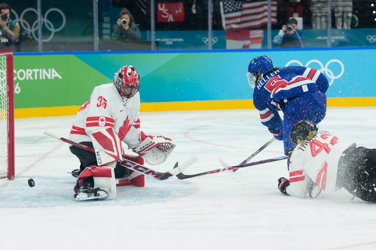 Megan Keller scores on Ann-Renee Desbiens
