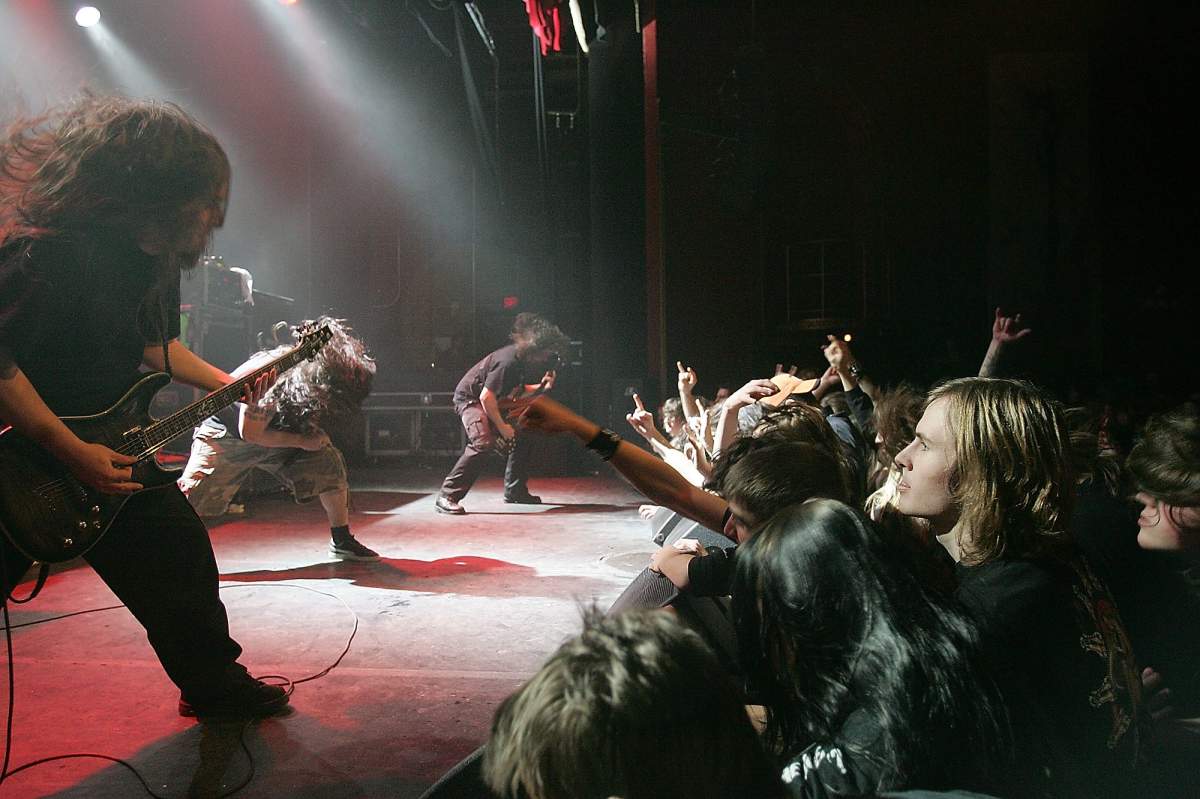 Metal band Katalysm in concert at le Theatre imperial on rue St-Joseph in Quebec City March 6, 2007.
