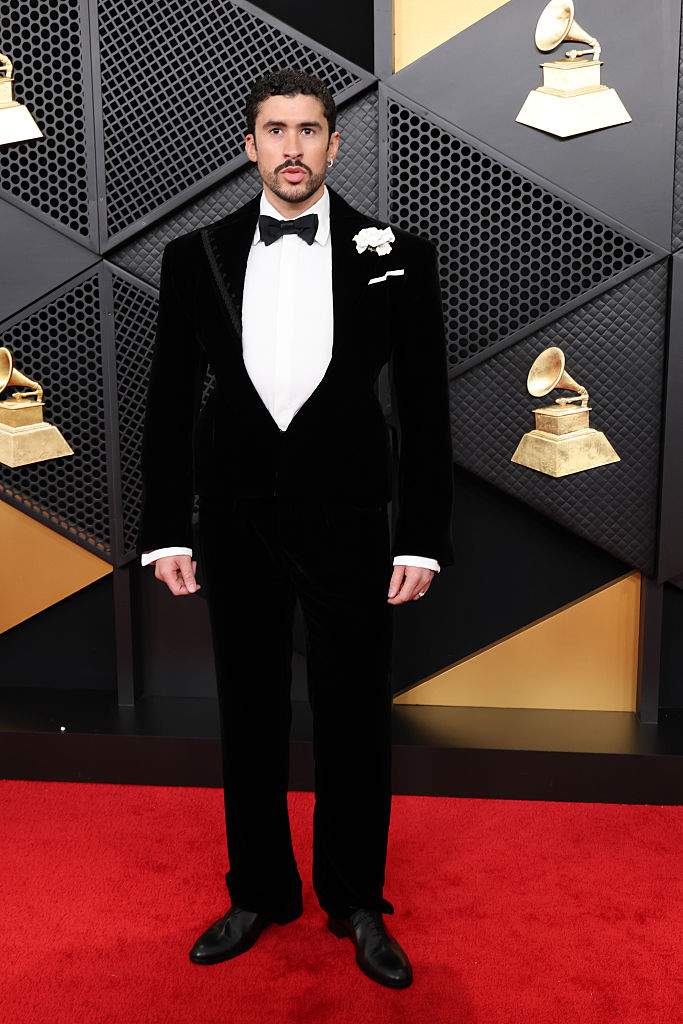 Bad Bunny attends the 68th GRAMMY Awards at Crypto.com Arena on February 01, 2026 in Los Angeles, California.