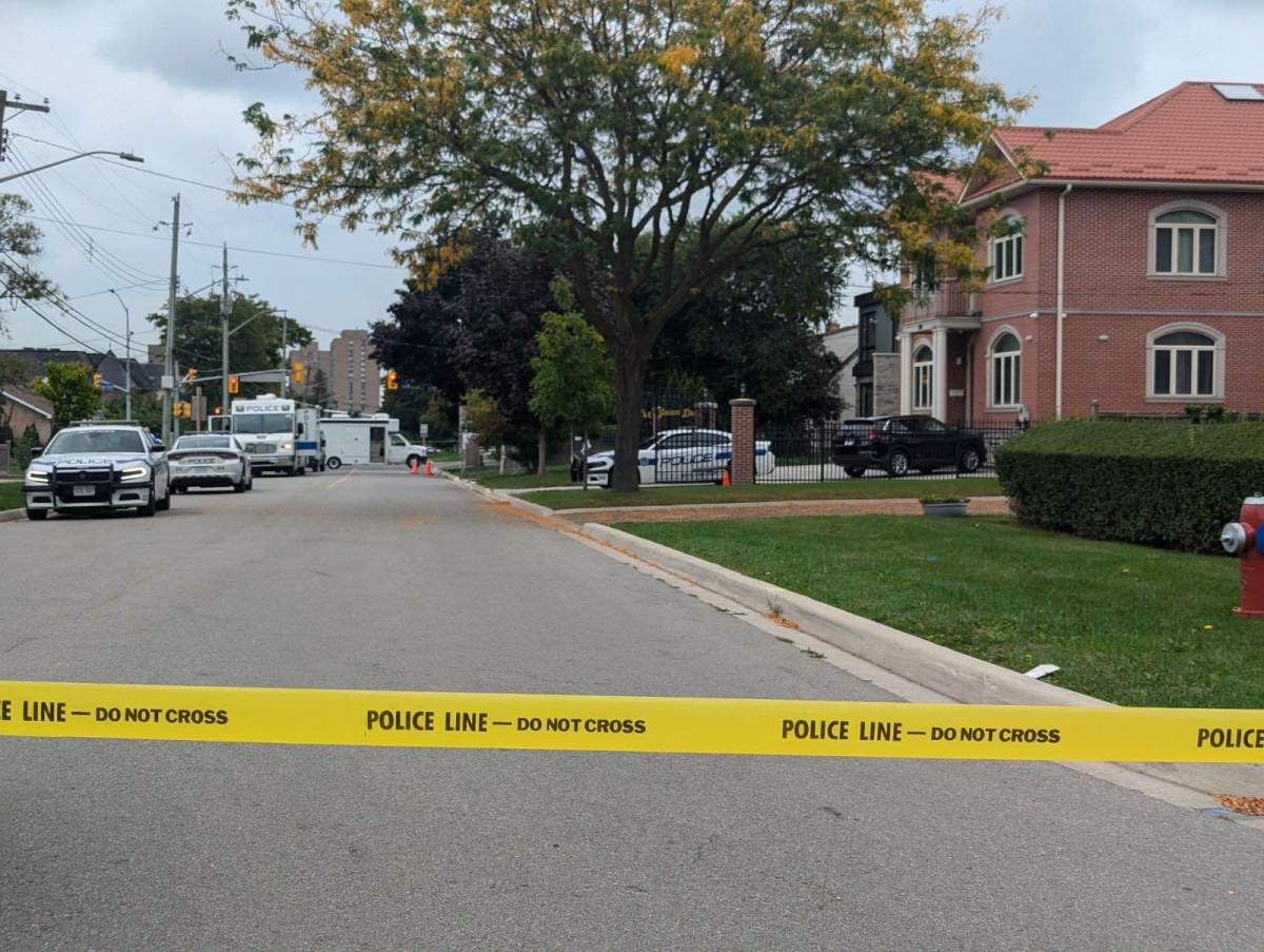 Image of the scene in Mississauga on Oct. 1, 2024.