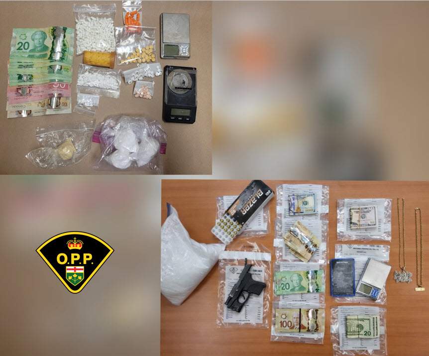 A month-long police investigation spanning Napanee and Whitby has resulted in seven arrests and 54 charges following the seizure of a handgun, cocaine and fentanyl.