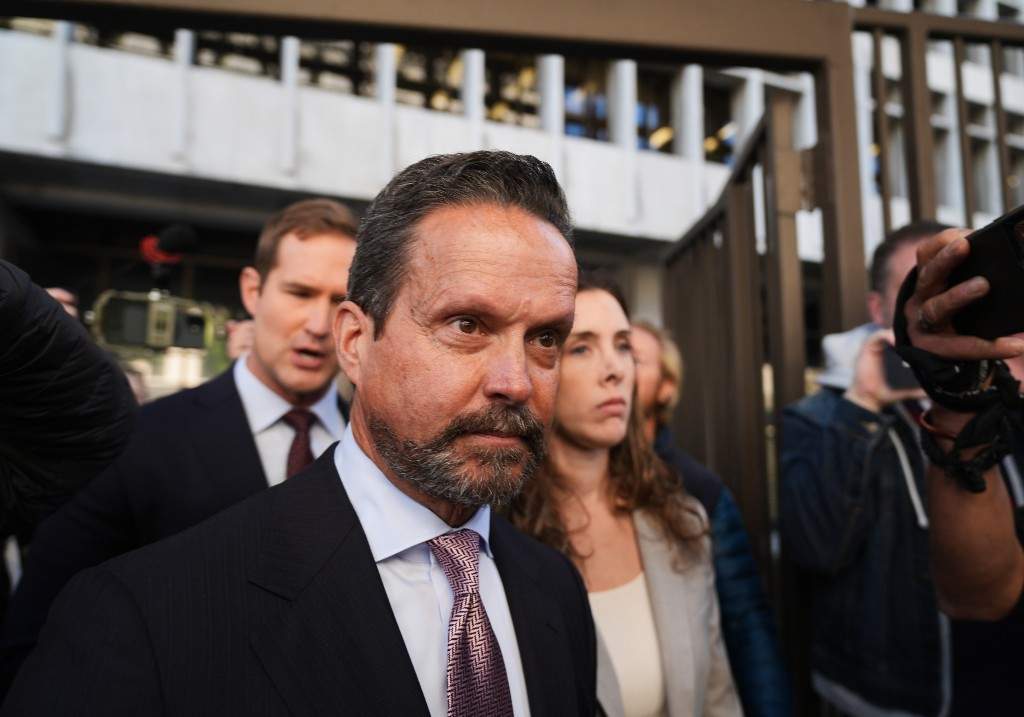 Alan Jackson, the former lawyer for Nick Reiner, leaves court after Reiner's arraignment on murder charges for the deaths of Rob and Michele Reiner Wednesday, Jan. 7, 2026, in Los Angeles.