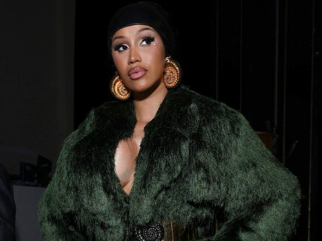 FILE - Cardi B attends the Balmain Spring/Summer 2025 collection presented in Paris on Sept. 25, 2024.