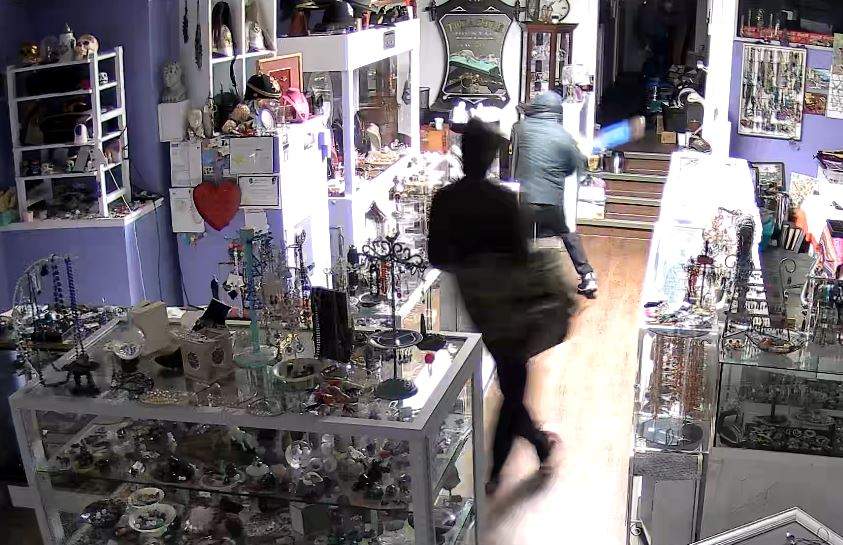The owner of the jewelery store believes the thieves may have cased-out the business ahead of time because they appeared to know exactly what they were looking for once they were inside.