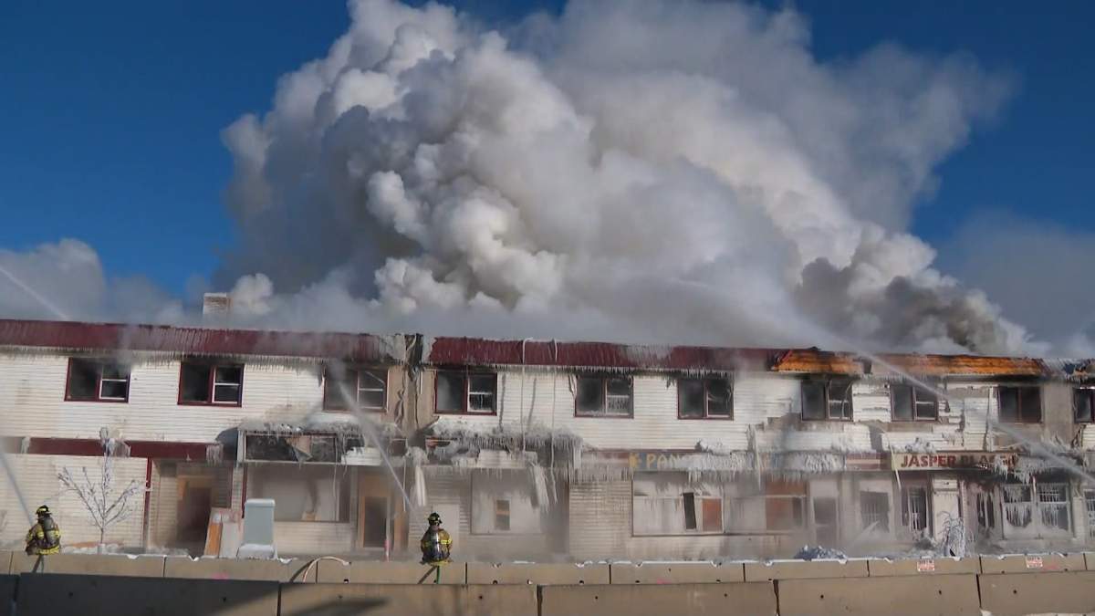 The Jasper Place Hotel was declared unfit for human habitation following a previous fire in December 2019.