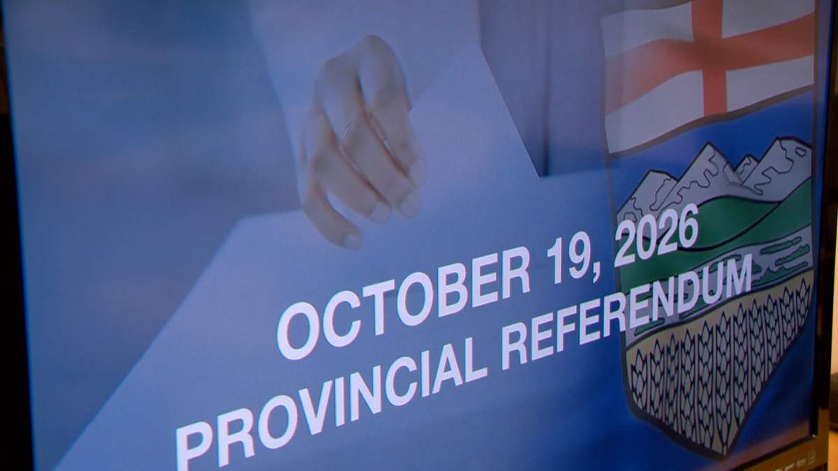 WATCH LIVE: Alberta Premier Danielle Smith will be holding a press conference in Calgary at 11:30 a.m. MST Friday to discuss her provincial referendum plans on Oct. 19.