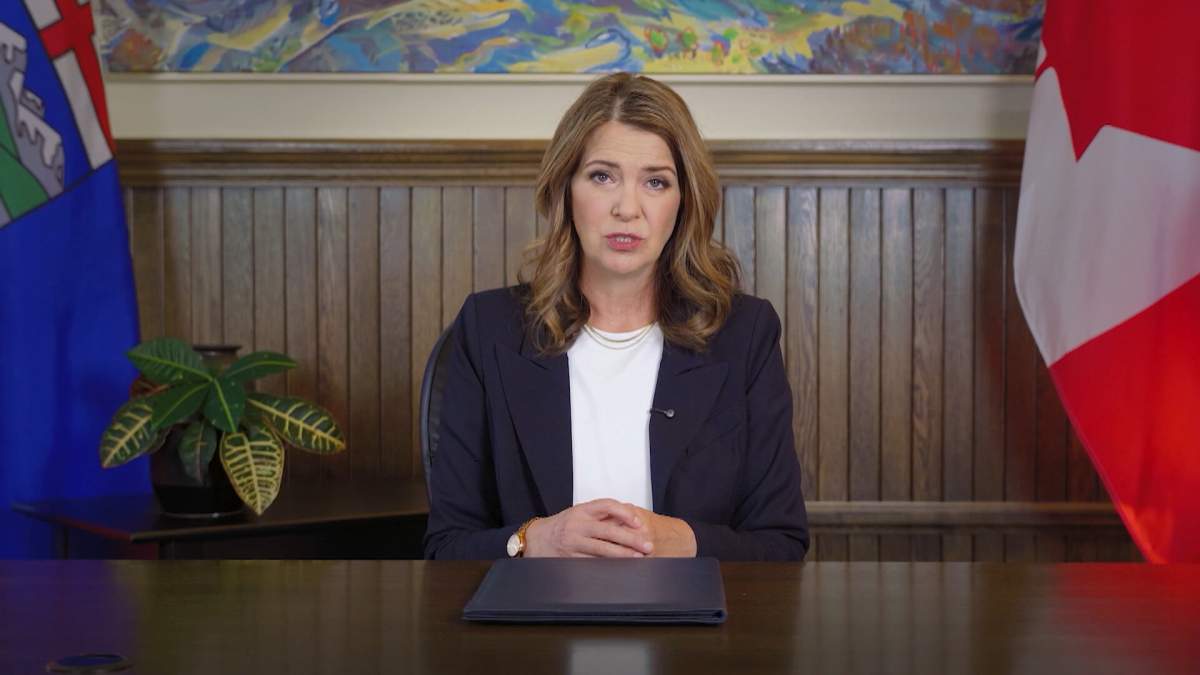 Alberta Premier Danielle Smith announced her referendum plans in a province-wide television address on Thursday evening.