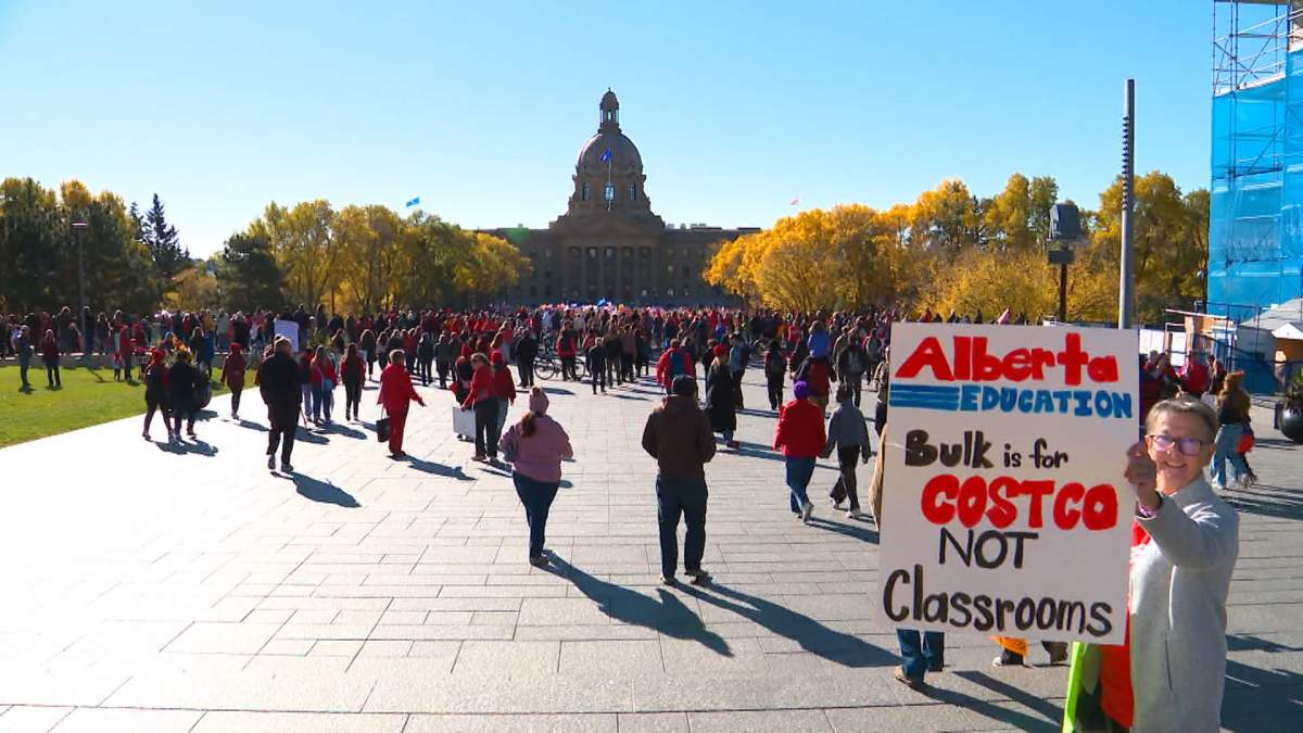 The issue of education in Alberta came to a head in October when the province's 51,000 teachers went on strike for three weeks. The strike ended when the UCP government passed back to work legislation and invoked the Constitution's notwithstanding clause, preventing the teachers from challenging the legislation in court.