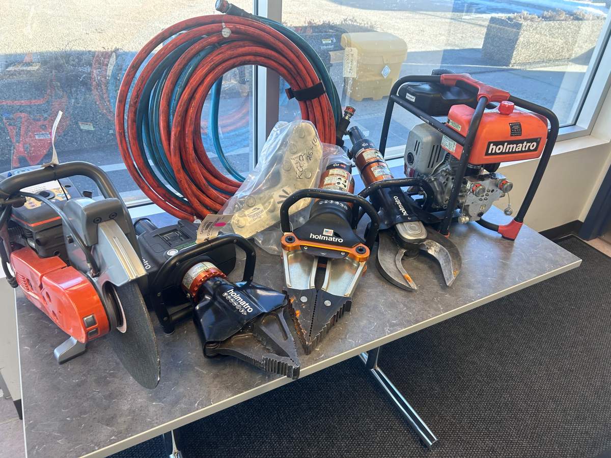 Tools that investigators recovered and were able to return to the fire department.