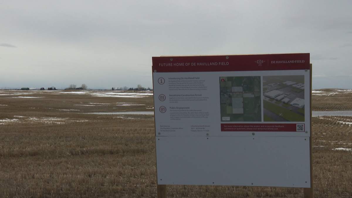 De Havilland says construction of its new aircraft manufacturing plant in Wheatland County, is expected to begin in the spring.