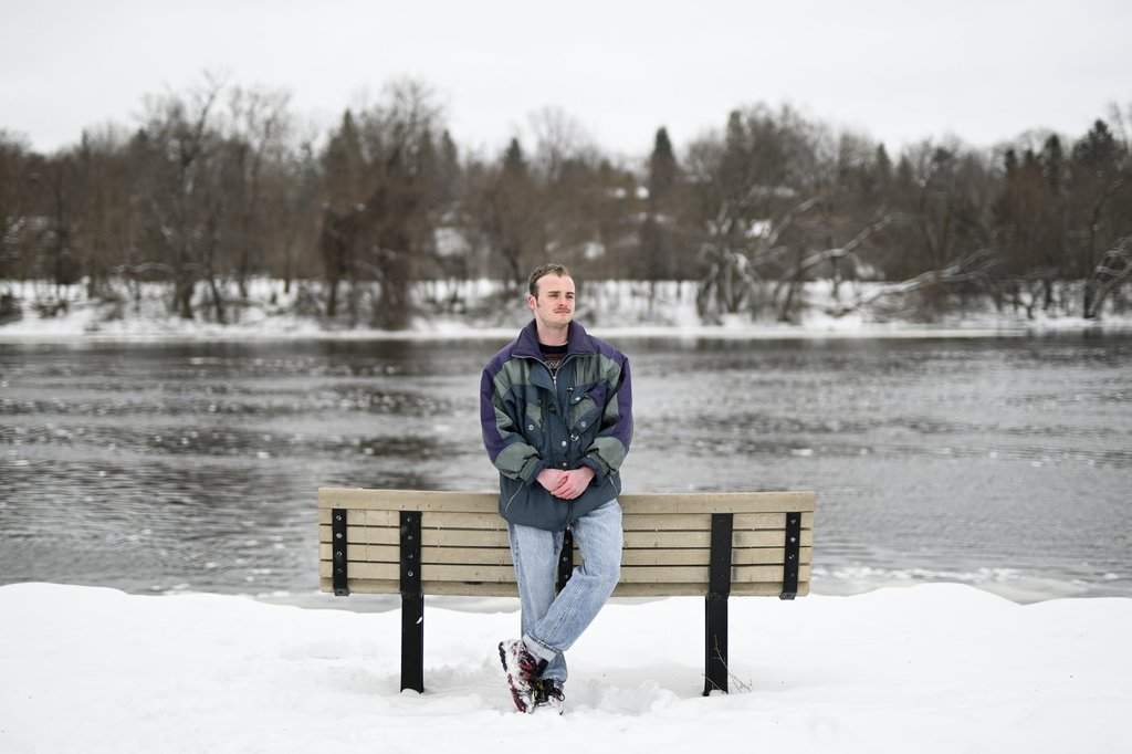 Fraser Place posses for a portrait in Ottawa, on Friday, March 20, 2026. THE CANADIAN PRESS/Spencer Colby.