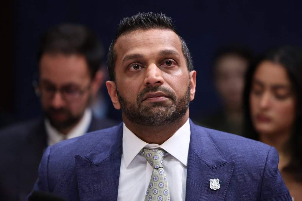 FBI Director Kash Patel, listens during a House Permanent Select Committee on Intelligence hearing to examine worldwide threats, Thursday, March 19, 2026, on Capitol Hill in Washington. (AP Photo/Tom Brenner).