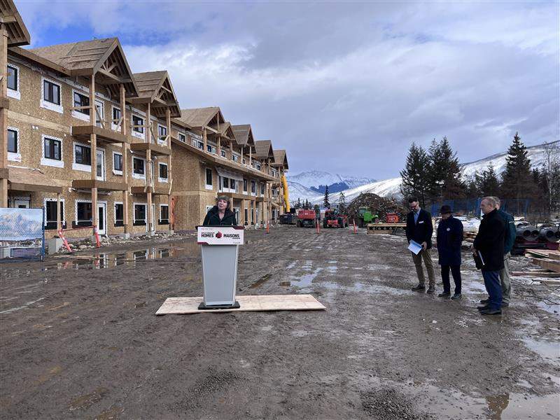 The Jasper Connaught Affordable Housing Development in Jasper National Park on March 5, 2026.