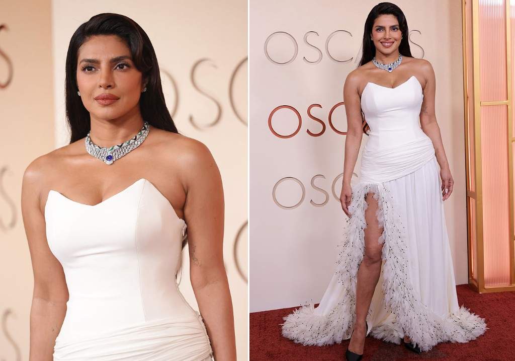 Priyanka Chopra attends the 98th Oscars at Dolby Theatre on March 15, 2026 in Hollywood, California.