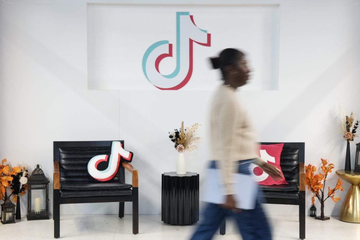 FILE - A view of the TikTok offices in Toronto, on Dec. 4, 2024. THE CANADIAN PRESS/Chris Young.
