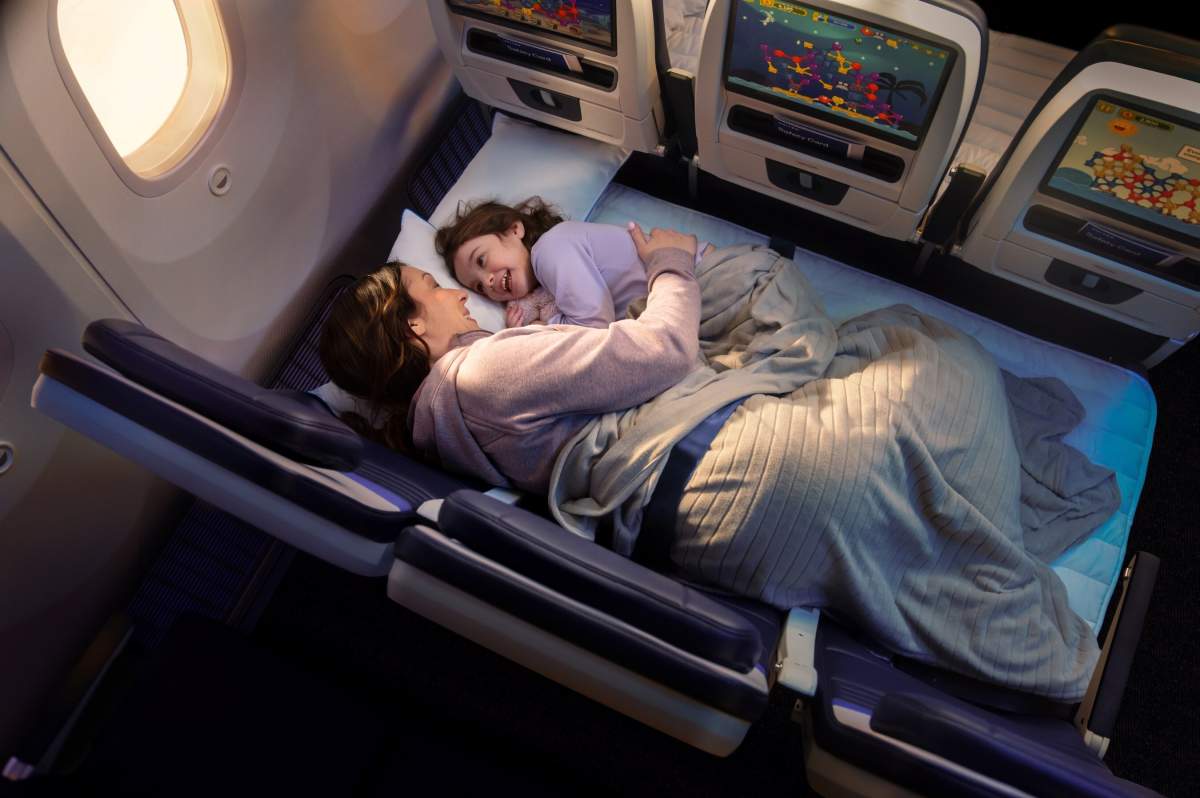 United Relax Row economy seats.