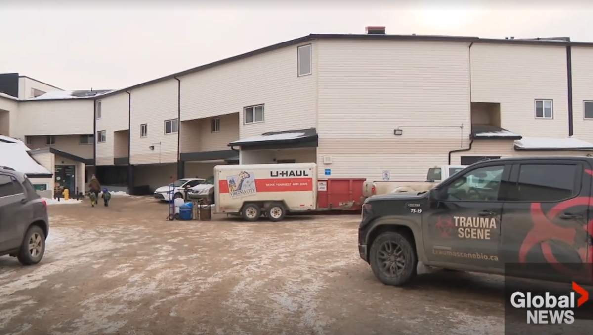 RCMP believe the body of five-month-old Braylee Beasley may have been placed in a garbage bin in the area of Sturgeon Point Villas Apartments in St. Albert sometime between mid-September and mid-November.