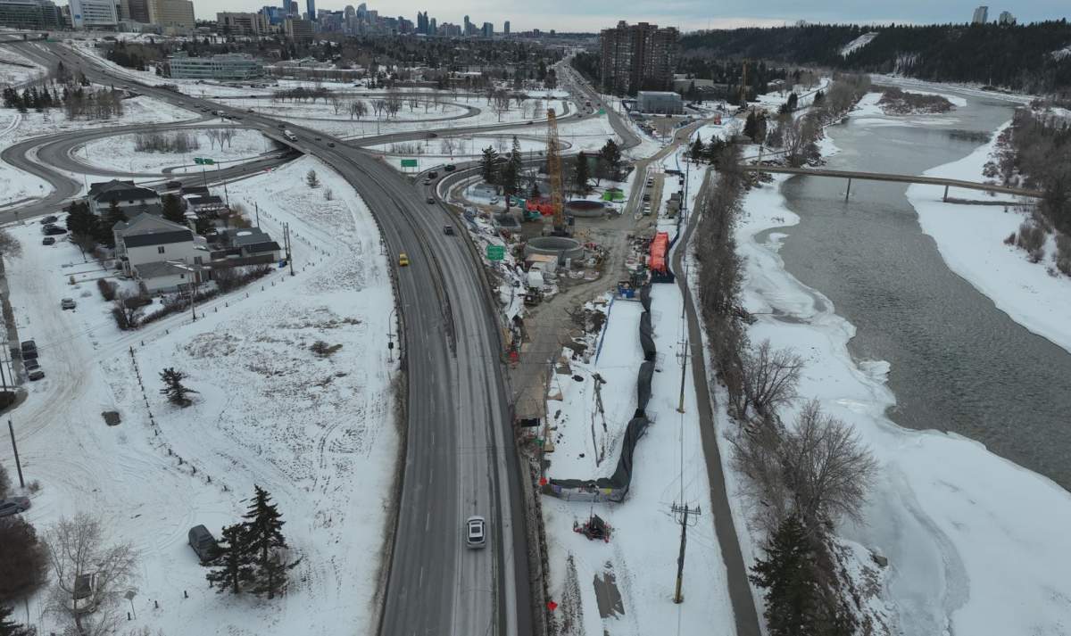 The repairs on several weakened sections of concrete along the existing Bearspaw South Feeder Main are being done at the same time the city is working to replace the entire feeder main with a new steel pipe that should be in place by the end of 2026.