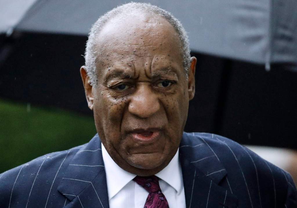 In this Sept. 25, 2018, file photo, Bill Cosby arrives for a sentencing hearing following his sexual assault conviction at the Montgomery County Courthouse in Norristown Pa.