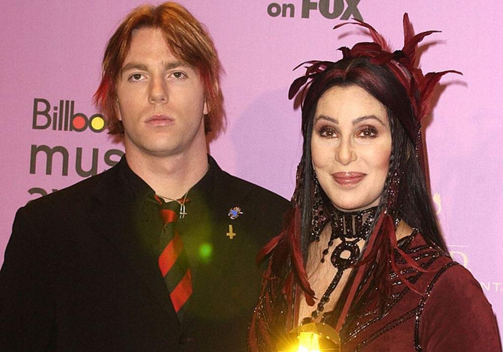 Elijah Blue Allman and Cher during the 2002 Billboard Music Awards at MGM Grand Arena in Las Vegas, Nev.