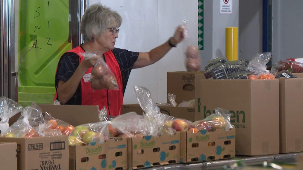 The Calgary Food Bank says data from the 2024-2025 fiscal year showed that seniors were three times more likely to use the food bank, compared to the general population.