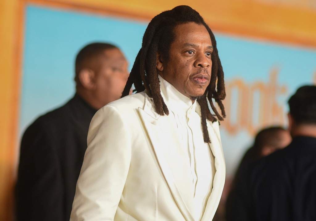 Jay Z arrives at the premiere of 'The Book of Clarence' on Friday, Jan. 5, 2024, at the Academy Museum of Motion Pictures in Los Angeles.