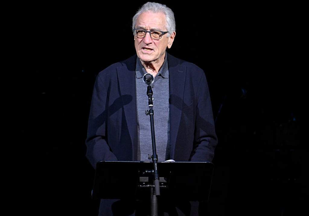 Robert De Niro speaks onstage during the 39th Annual Tibet House US Benefit Concert at Carnegie Hall on March 03, 2026 in New York City.