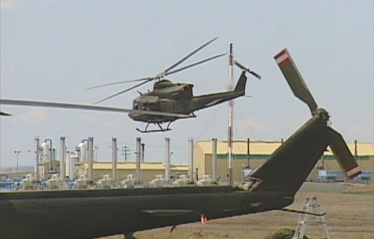 Canadian, UK and other allied forces are seen taking part in training exercises at CFB Suffield in 2010, before the COVID pandemic in the early 2020s brought the training to a halt.