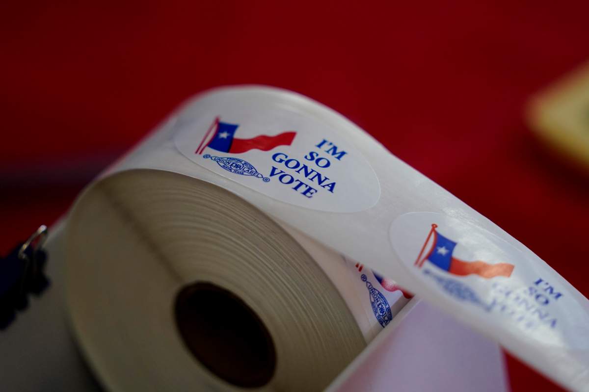 Voting sticker