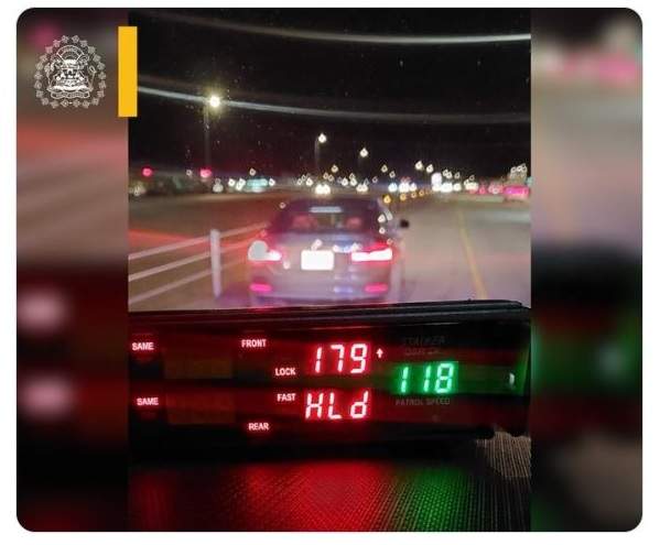Calgary police say they've seen a big increase in excessive speeding, with many drivers caught travelling over 50 km/hr above the posted limit, which requires an automatic court summons.