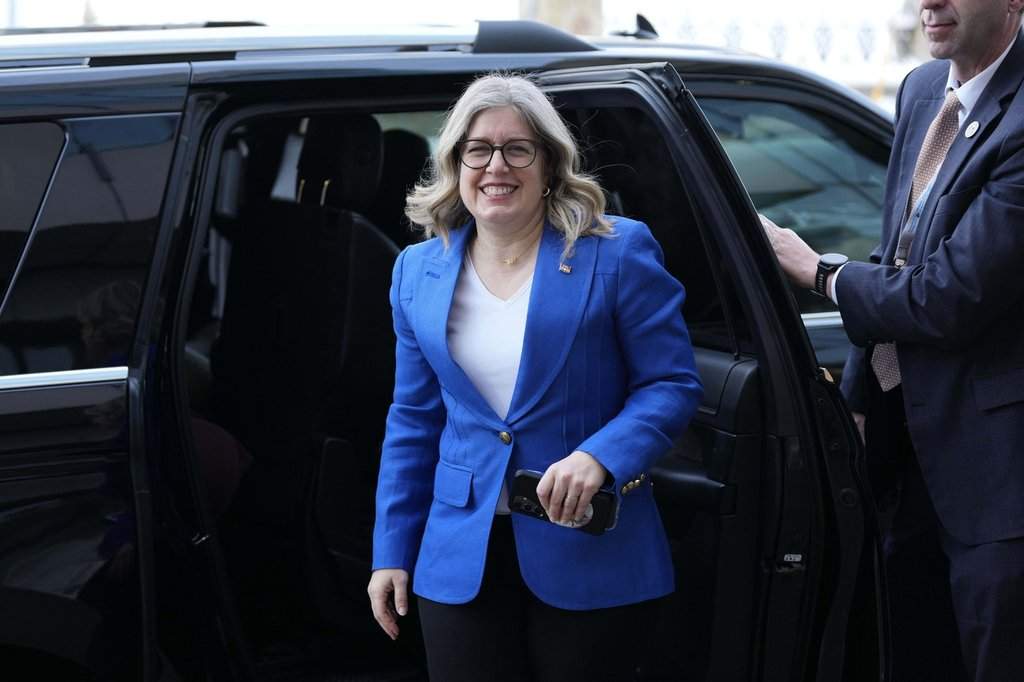 Premier of New Brunswick Susan Holt arrives for a First Ministers Meeting in Ottawa, on Thursday, Jan. 29, 2026. THE CANADIAN PRESS/Justin Tang.