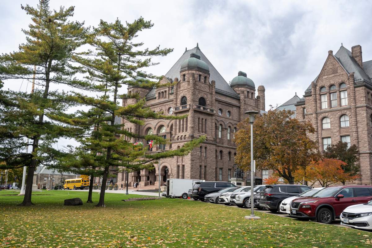 Queen’s Park, in Toronto, Nov. 6, 2025.
