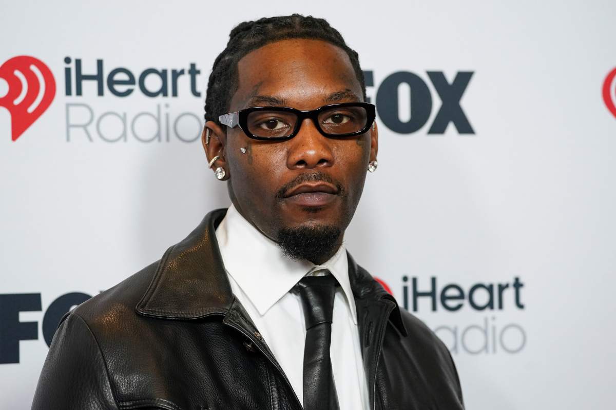 FILE - Offset arrives at the iHeartRadio Music Awards, March 17, 2025, at the Dolby Theatre in Los Angeles.