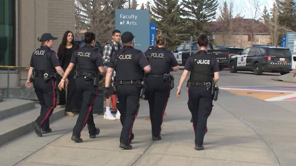 The shelter in place advisory was lifted around 5 p.m. on Monday after police determined the suspect with a knife was a chef who worked for the university.