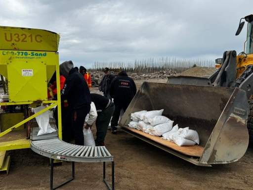 SPSA crews are in Meadow Lake working to protect the community from flood damage.