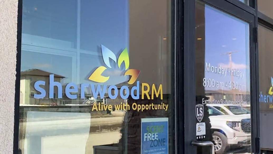 Front door at the RM's of Sherwood's Municipal Office