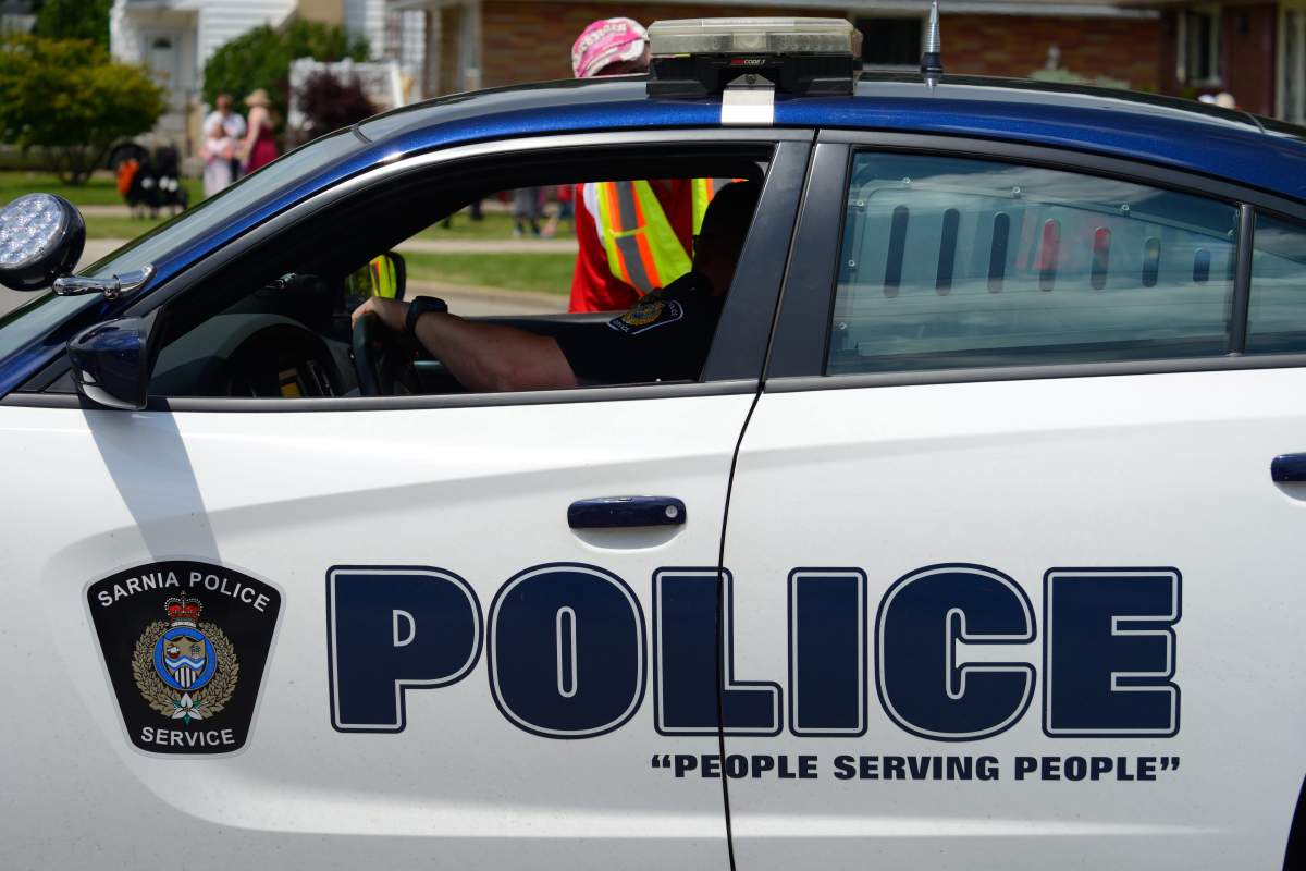 Sarnia Police car