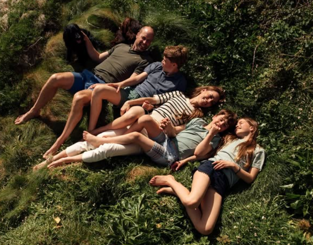 The Prince and Princess of Wales shared this photo of their family on April 29, 2026, in celebration of their 15th wedding anniversary.