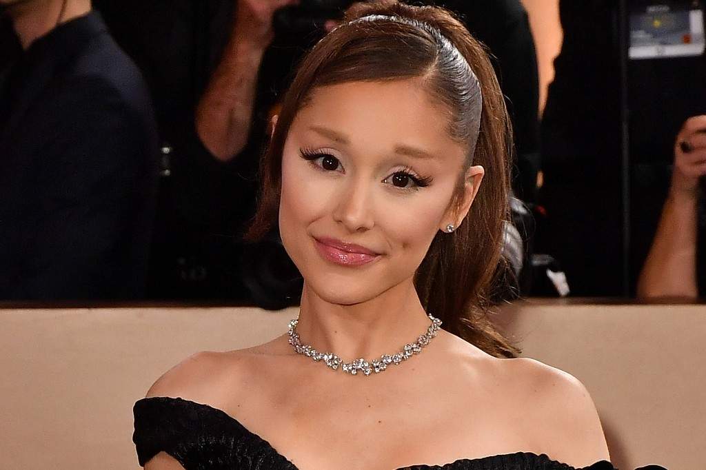 Ariana Grande attends the 83rd annual Golden Globe Awards at The Beverly Hilton on January 11, 2026 in Beverly Hills, California.