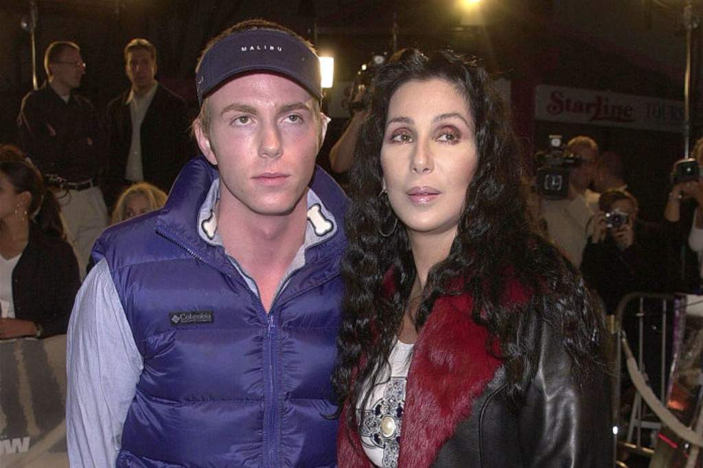 Cher and son Elijah Blue attend the premiere of the film 'Blow' on March 29, 2001, at the Mann's Chinese Theatre in Hollywood, Calif.
