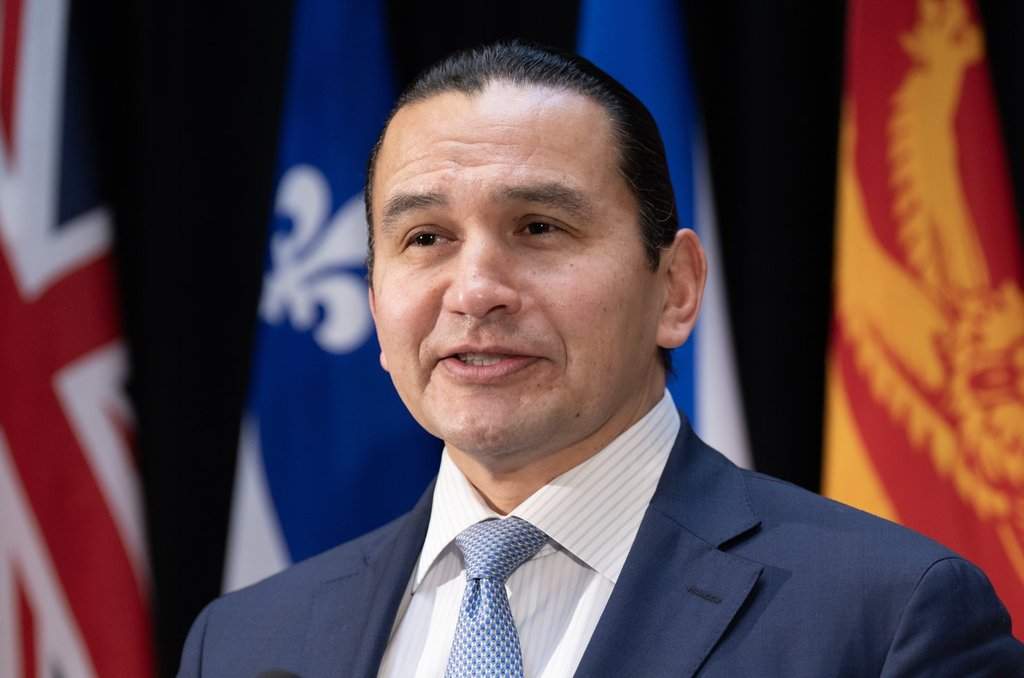 Manitoba Premier Wab Kinew speaks with reporters before the First Ministers Meeting in Ottawa, Thursday, Jan. 29, 2026. THE CANADIAN PRESS/Adrian Wyld.