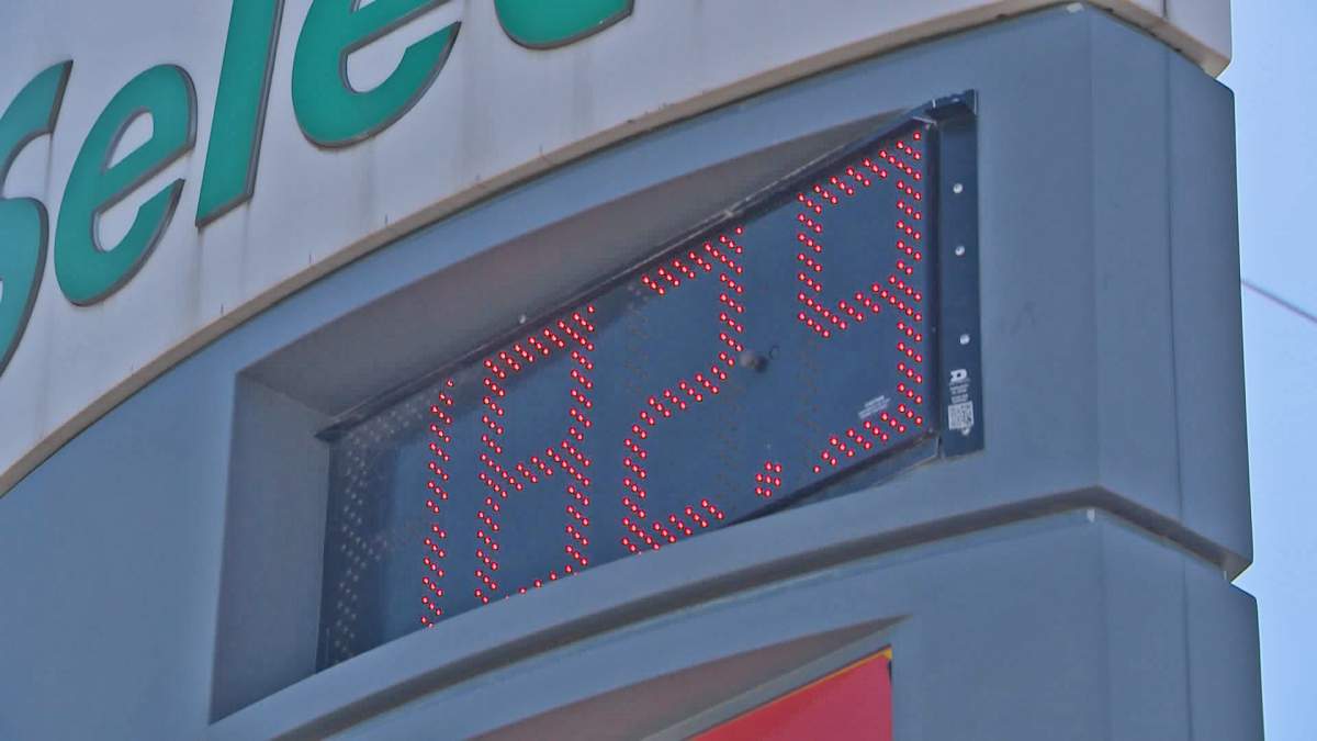 In Edmonton on Wednesday morning, many stations were selling gas a $182.9 per litre and it was even more expensive at many stations in Calgary at $185.9 per litre.