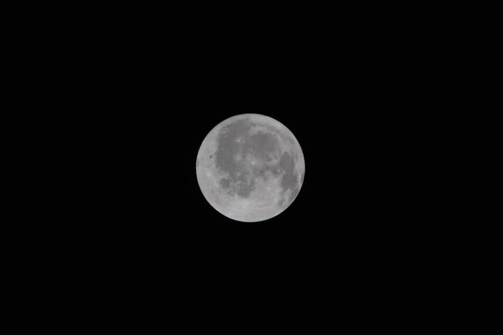 This photo provided by NASA shows the moon seen from the Orion spacecraft Integrity during the Artemis II mission on Friday, April 3, 2026.