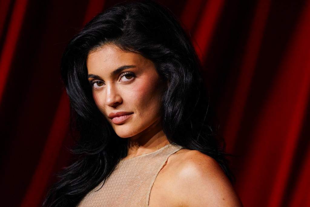 Kylie Jenner arrives at the fourth annual Academy Museum Gala on Saturday, Oct. 19, 2024, at the Academy Museum of Motion Pictures in Los Angeles.
