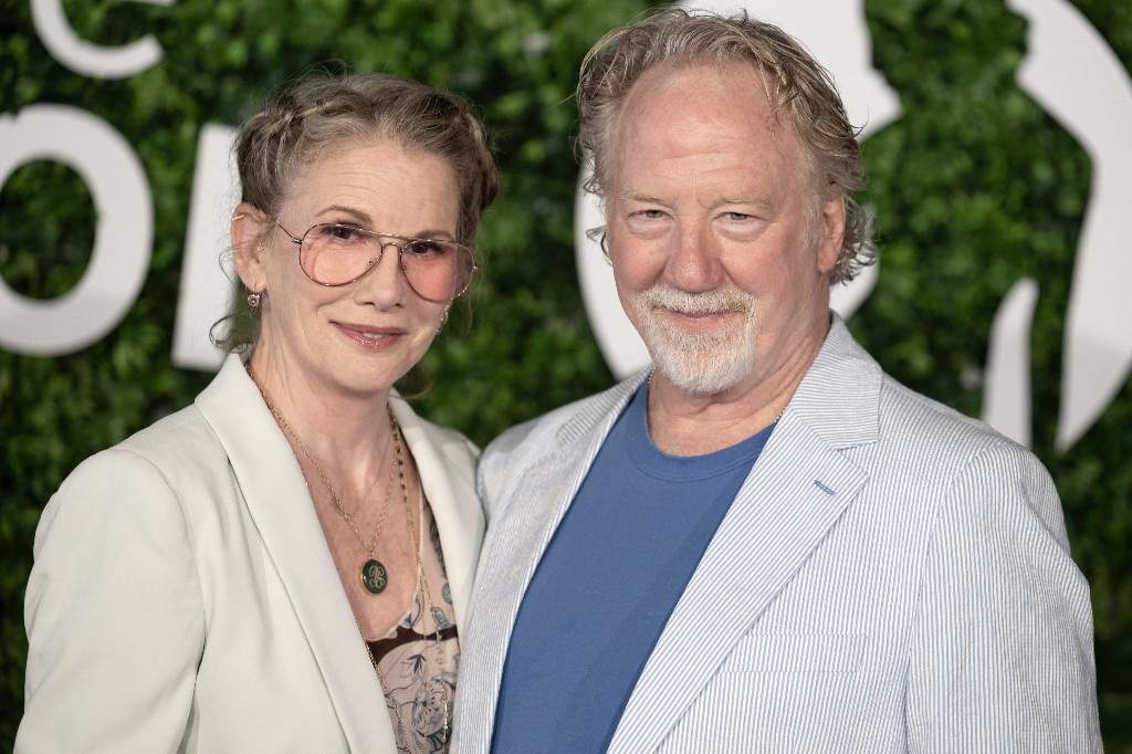 Melissa Gilbert and her husband Timothy Busfield attend the Busfiled/Gilbert photocall during the 62nd Monte Carlo TV Festival on June 20, 2023 in Monte-Carlo, Monaco.