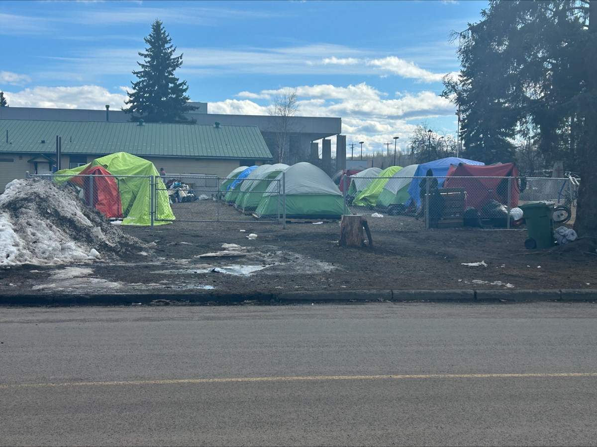 The homeless encampment in Smithers will remain until the fall, officials say, when they hope a more permanent solution will be available.