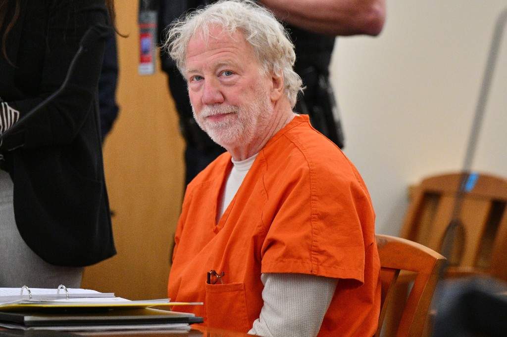 Director and actor Timothy Busfield looks on before a hearing in the Second District Judicial Court at the Bernalillo County Courthouse, Tuesday, Jan. 20, 2026, in Albuquerque, N.M.