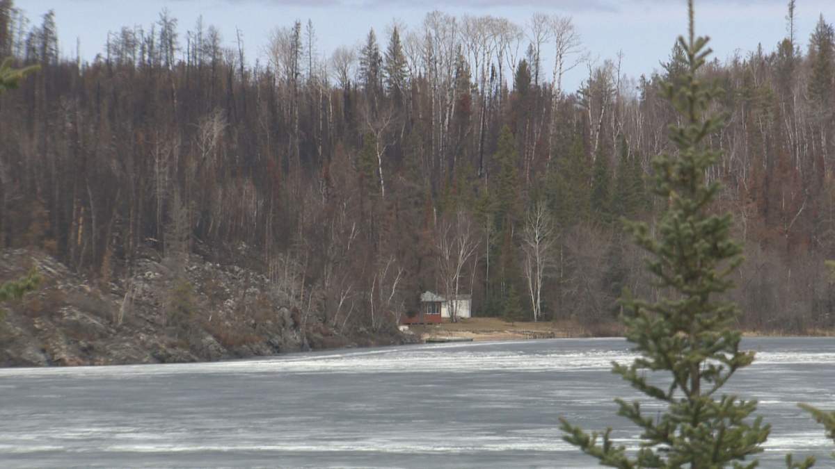A cottage on the north shore of Bird Lake remains unscathed after a wildfire came within metres of it last spring.